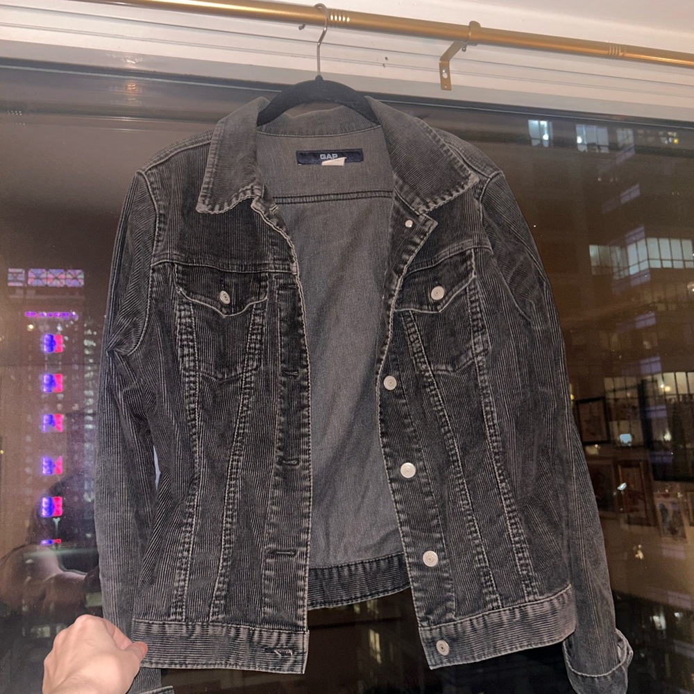 Vintage GAP Black Corduroy Jacket